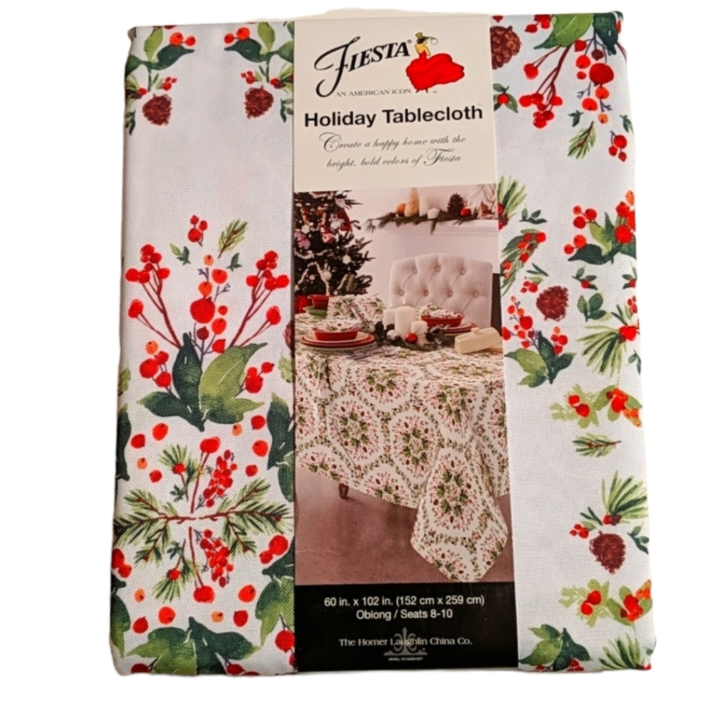 Fiesta,Holiday tablecloth. 60"x102" oblong